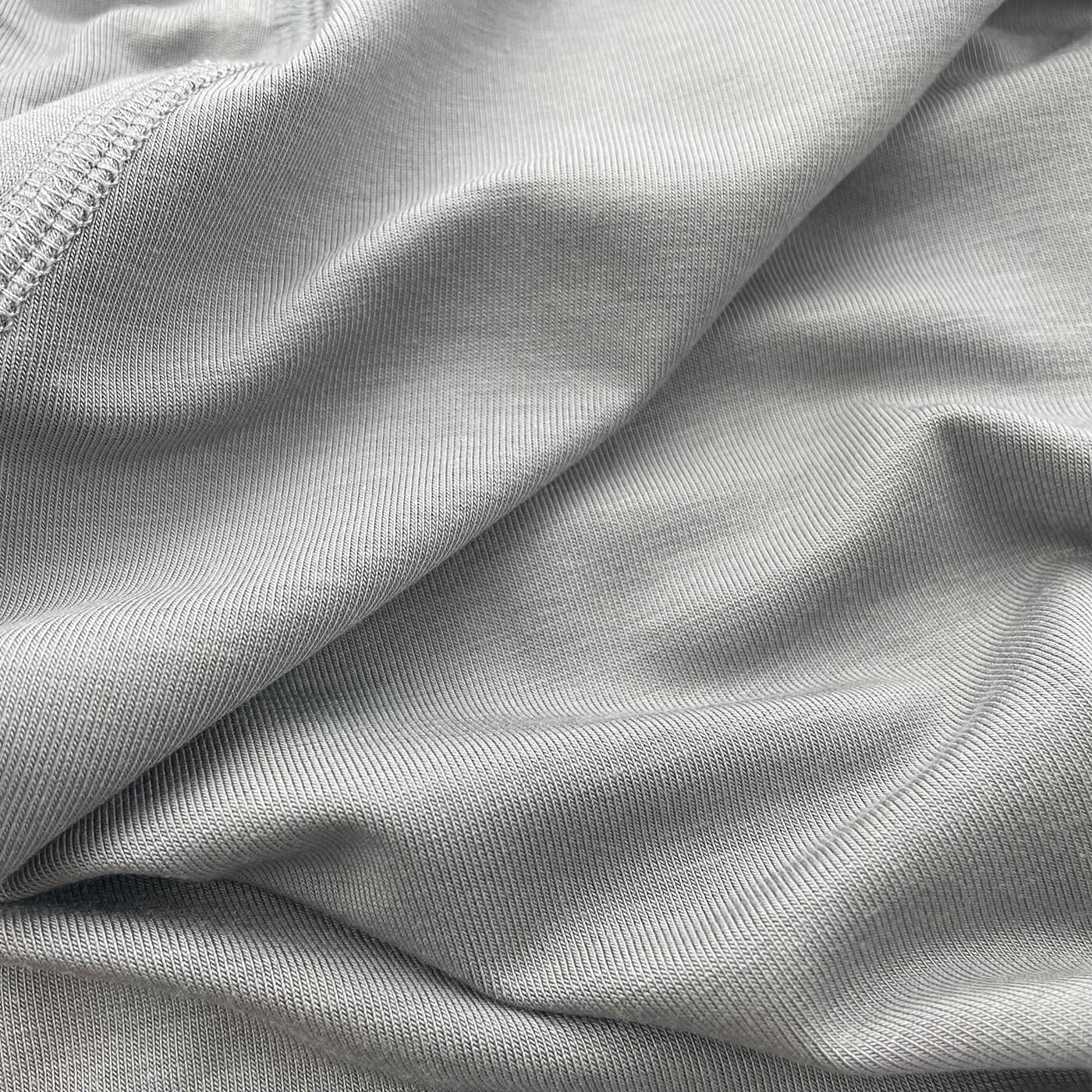 Close up shot of Debriefs MicroModal fabric used in their range of sustainable underwear. Mobile version